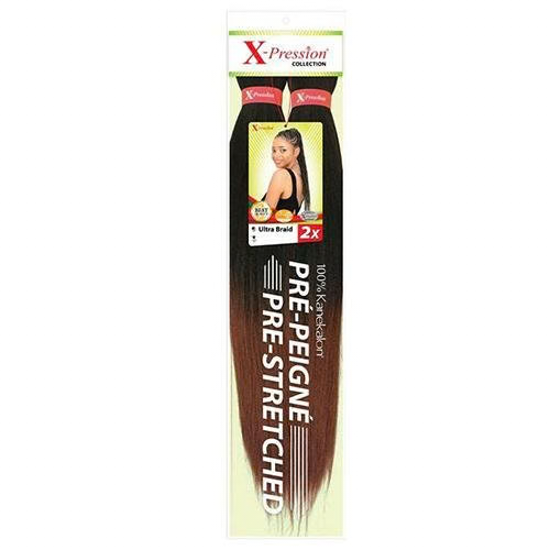 Xpression Pre Stretched Ultra Braid 2x Pack 46" Length Extensions