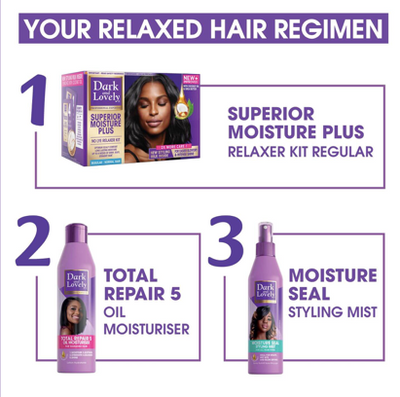 Dark and Lovely Moisture Plus No-Lye Relaxer – Normal