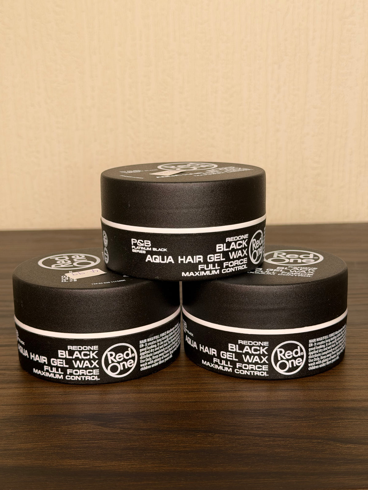 Red One Hair Gel Wax - Black Jar 150ml