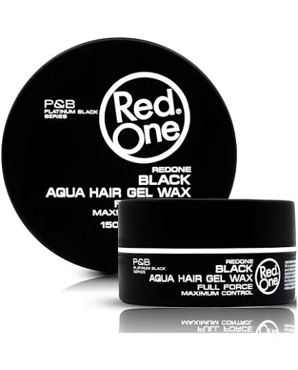 Red One Hair Gel Wax - Black Jar 150ml